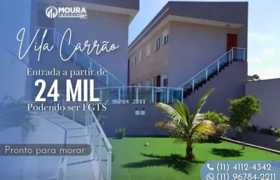 Apartamento para venda em são paulo, vila carrão, 1 dormitório, 1 banheiro, 1 vaga