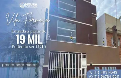 Apartamento para venda em são paulo, vila formosa, 1 dormitório, 1 banheiro