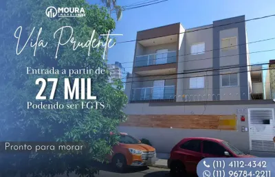Apartamento para venda em são paulo, vila prudente, 2 dormitórios, 1 banheiro