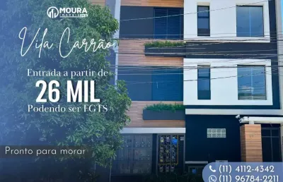 Casa sobreposta para venda em são paulo, vila carrão, 2 dormitórios, 1 banheiro