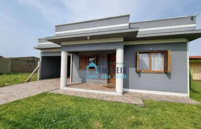 Casa com 3 dormitórios à venda, r$ 313.000 - nova tramandaí - tramandaí/rs
