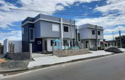 Excelente excelentes sobrados  à venda, 70 m² por r$ 351.000 - zona nova - tramandaí/rs
