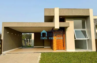 Casa de alto padrão com amplo terreno de 800m² à venda por r$ 850.000 - cruzeiro do sul 2 - tramandaí/rs