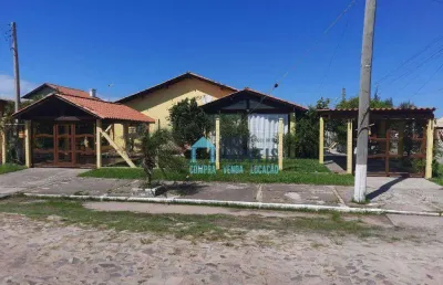 Casa de esquina com 3 dormitórios, sendo 1 suíte à venda por r$ 410.000 - zona nova - tramandaí/rs