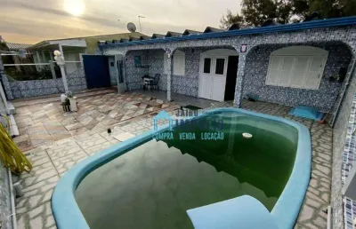 Casa com 3 dormitórios e piscina à venda por r$ 250.000 - balneario pinhal - balneário pinhal/rs