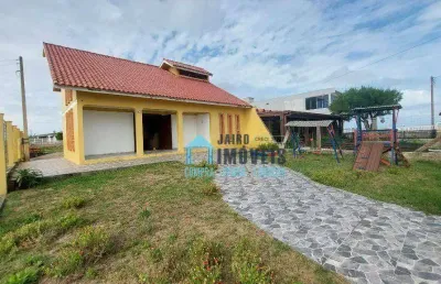 Linda casa à poucos metros do mar, com 3 dormitórios à venda por r$ 430.000 - centro - balneário pinhal/rs