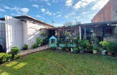 Casa ampla, com 2 dormitórios à venda por r$ 200.000 - magistério - balneário pinhal/rs