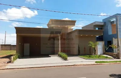 Casa em condomínio para venda em bady bassitt, villagio donzeline, 3 dormitórios, 3 suítes, 4 banheiros, 2 vagas