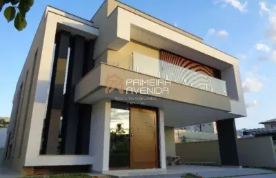 Sobrado com 4 suítes - 374m², condomínio alphaville 2