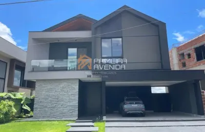 Sobrado de 440m² - 4 suítes/ 1 master - piscina - residencial jaguari