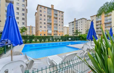 Apartamento com sacada e churrasqueira à venda no capão raso – curitiba/pr