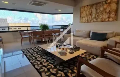Apartamento alto padrão 4 quartos 3 suítes closet varanda 3 garagens piscina spa à venda!