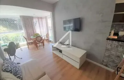 Apartamento semi novo 2 quartos suíte varanda garagem piscina academia elevador na barra