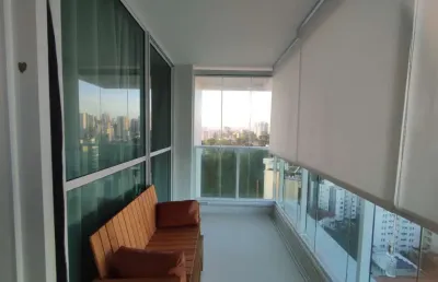 Apartamento novo quarto e sala varanda nascente vista mar piscina academia à venda barra!