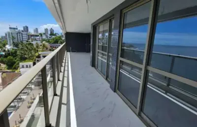 Apartamento alto padrão 4 suítes lançamento varanda 4 garagens piscina academia em ondina!