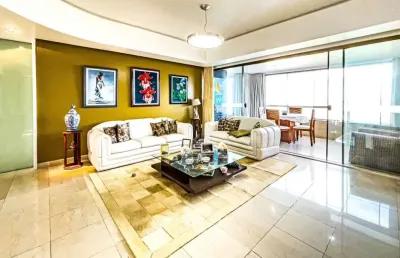 Apartamento 4 suites varanda 3 garagens infraestrutura completa no horto florestal!