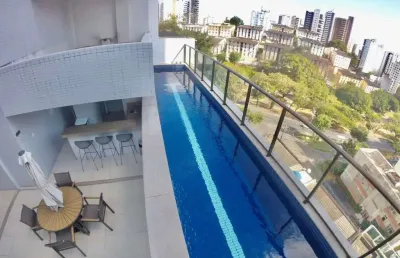 Apartamento 2 quartos 2 suítes closet lavabo varanda piscina 2 garagens à venda na graça!