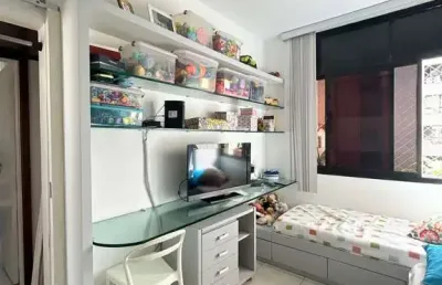 Apartamento 3 quartos suíte dependência 2 garagens nascente  à venda no jardim apipema!
