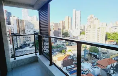 Apartamento quarto e sala  varanda nascente piscina novo á venda na barra!
