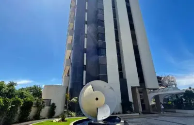Apartamento alto padrão 4 suítes vista mar lavabo piscina academia elevador 5 garagens!