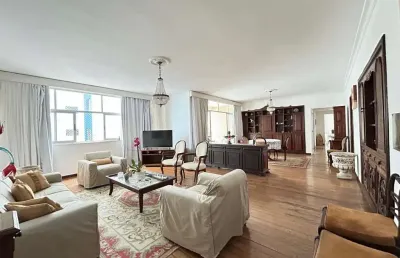 Apartamento alto padrão vista mar 4 quartos 2 suítes varandas 2  garagens à venda vitória!