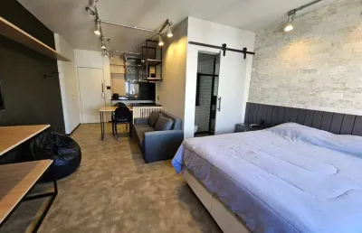 Apartamento flat vista mar quarto sala à venda na barra!