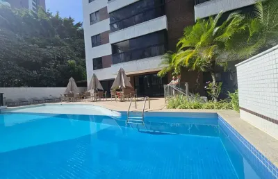 Apartamento 3 quartos suíte varanda lavabo piscina academia 2 garagens à venda na graça! l