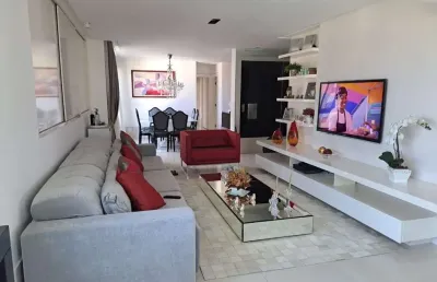 Apartamento alto padrão 4 suítes vista mar nascente 4 garagens piscina academia na graça!