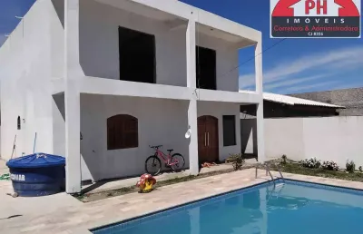 Baixou.. linda casa com piscina a venda no condomínio sol caliente
