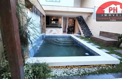Casa duplex independente acabamento premium com piscina na nova são pedro