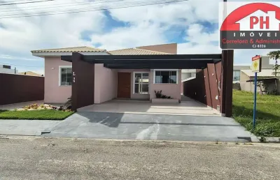 Casa linear nova em condomínio de luxo – estilo americano e alto padrão!