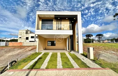 Sobrado em condomínio em costeira, são josé dos pinhais/pr