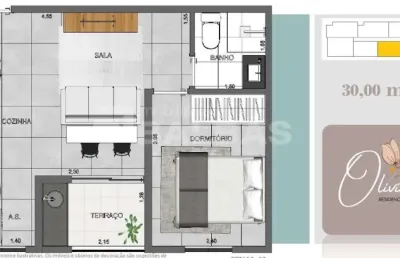 Apartamento com 1 quarto à venda na Rua Pedreira, 83, Tatuapé, São Paulo