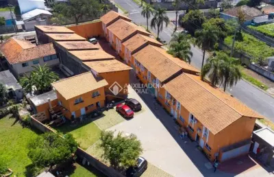 Casa em condomínio fechado com 1 quarto à venda na rua banco da província, 341, santa tereza, porto alegre, 46 m2 por r$ 199.000