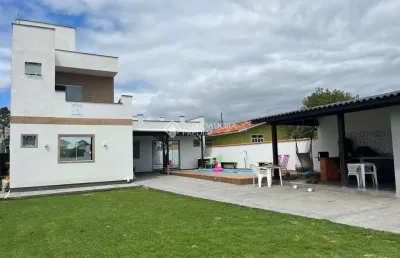 Casa com 3 quartos à venda na rua aderbal ramos da silva, 95, pinheira, palhoça, 200 m2 por r$ 1.190.000