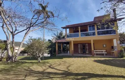 Casa com 4 quartos à venda na rua manoel martins, 2, pinheira, palhoça, 1094 m2 por r$ 2.800.000