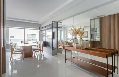 Apartamento com 3 quartos à venda na rua das piraúnas, 1540, jurerê internacional, florianópolis, 174 m2 por r$ 3.500.000
