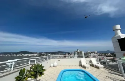 Cobertura com 4 quartos à venda na rua doutor heitor blum, 214, estreito, florianópolis, 348 m2 por r$ 2.800.000