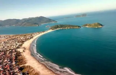 Terreno à venda na rodovia evádio paulo broering, 23, balneário ponta do papagaio (ens brito), palhoça, 360 m2 por r$ 449.900