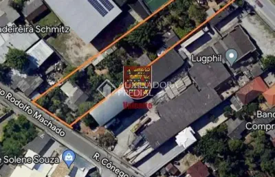 Terreno à venda na rua cônego rodolfo machado, 1587, rio caveiras, biguaçu, 2698 m2 por r$ 3.500.000