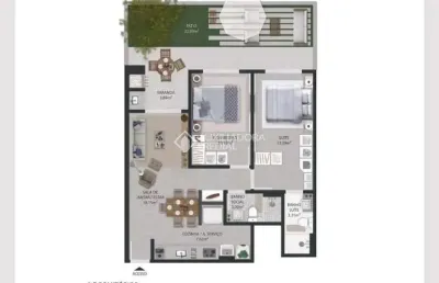 Apartamento com 2 quartos à venda na rua recanto do sol, 573, ingleses do rio vermelho, florianópolis, 68 m2 por r$ 1.249.500