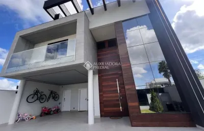 Casa com 3 quartos à venda na avenida wilson castelo branco, 138, beira rio, biguaçu, 280 m2 por r$ 2.650.000