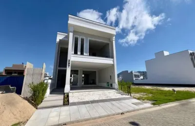 Casa em condomínio fechado com 3 quartos à venda na avenida deltaville, 360, beira rio, biguaçu, 174 m2 por r$ 1.390.000