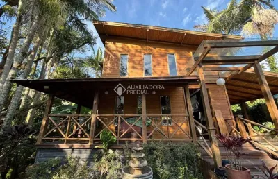Casa com 3 quartos à venda na luiza conceição fernandes, 1, praia de palmas, governador celso ramos, 905 m2 por r$ 1.199.000