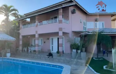 Casa com 5 dormitórios à venda, 301 m² por r$ 1.700.000,00 - vilas do atlântico - lauro de freitas/ba