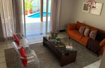 Casa a venda em vilas do atlântico, alto padrão, 4/4 com suíte closet, área verde, 2 vagas, nascente