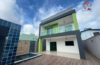 Casa com 3 dormitórios à venda, 150 m² por r$ 685.000,00 - alto do picuaia - lauro de freitas/ba