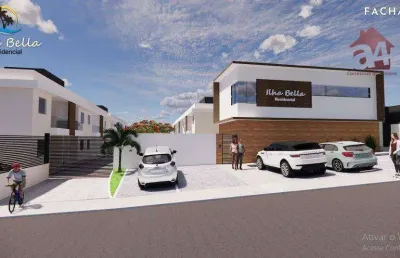 Apartamento com 2 dormitórios à venda, 66 m² por r$ 400.000,00 - pitangueiras - lauro de freitas/ba