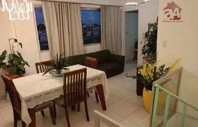 Apartamento duplex com 3 dormitórios à venda, 120 m² por r$ 390.000,00 - parque jockey clube - lauro de freitas/ba