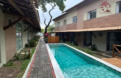 Apartamento duplex com 1 dormitório à venda, 40 m² por r$ 360.000,00 - imbassai - mata de são joão/ba